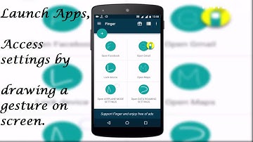 Finger Gesture Launcher - Launch Apps, Settings on Android Using Gestures
