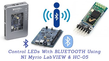 Control On-Board LEDs of NI MyRIO With HC-05 BLUETOOTH Module