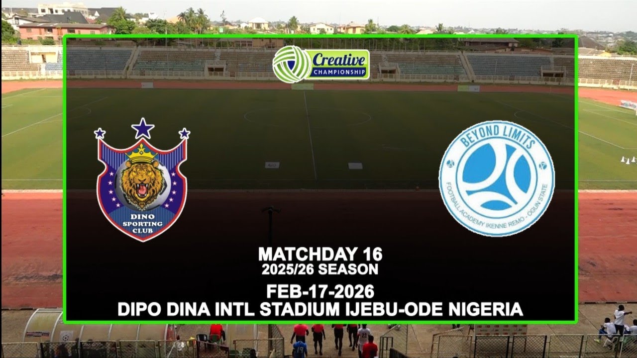 Dino Sc vs Beyond Limits MD 16 Tcc League 2025/26 Season 