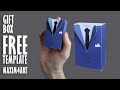 How to make a gift box papercraft