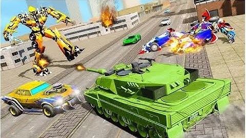 Robot Transform Tank Part-2 | Rescue City Robot Action Android GamePlay | By Game Crazy