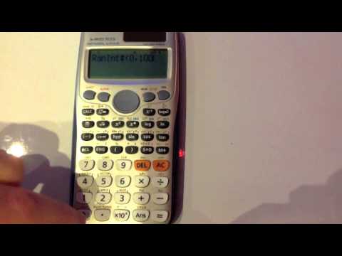 Generating Random Numbers - Casio fx-991ES - YouTube
