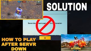 HOW TO PLAY AFTER SEVER DOWN PUBG MOBILE PROBLEM SOLVE screenshot 3