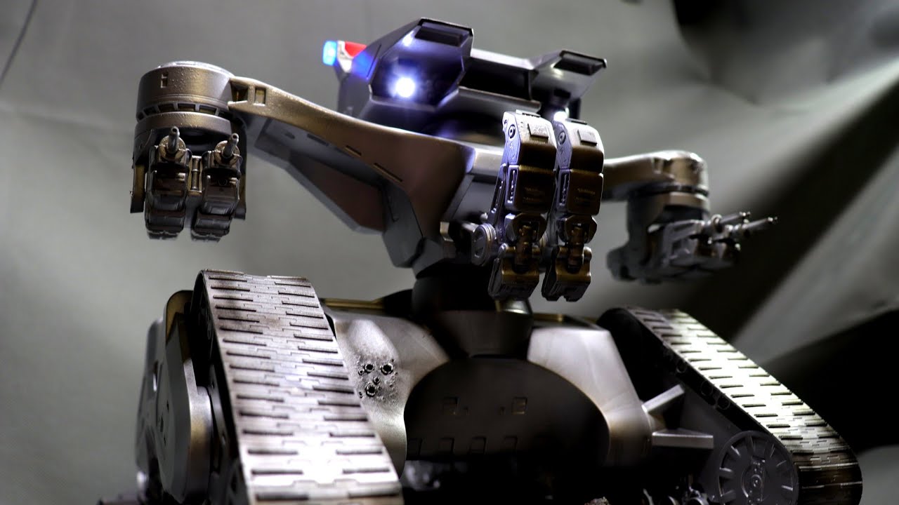 Terminator 2 Hunter Killer Tank model - YouTube