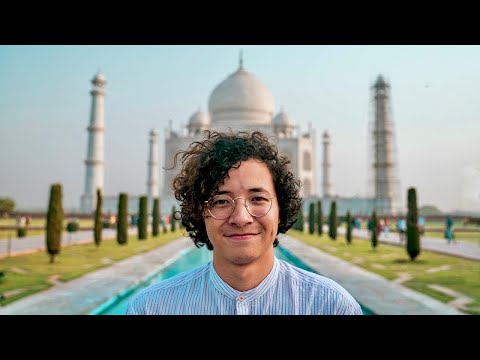 Visiting Taj Mahal one of the 7 Wonders