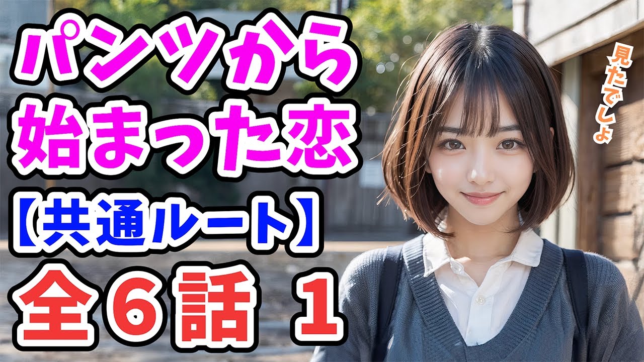【感動する話】名作大長編※パ○ツから始まる恋だってある／①共通ルート