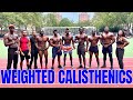 Weighted Upper Body Calisthenics Workout To Gain Muscle Mass | Akeem Supreme