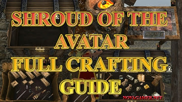 Shroud of The Avatar Full Crafting