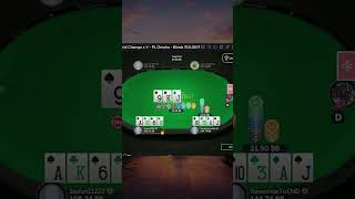 PLO CGWC Day 11 - Stefan11222 getting 1/350 ODDS on river #highstakespoker #pokerplayer #pokerstars