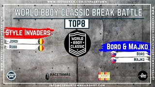 World Bboy Classic Hungary Qualifier | TOP8 | Style Invaders vs Boro & Majko
