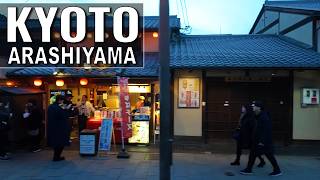 Arashiyama Bus Ride | 4K Evening Ride Through Kyoto | Ambient Sounds