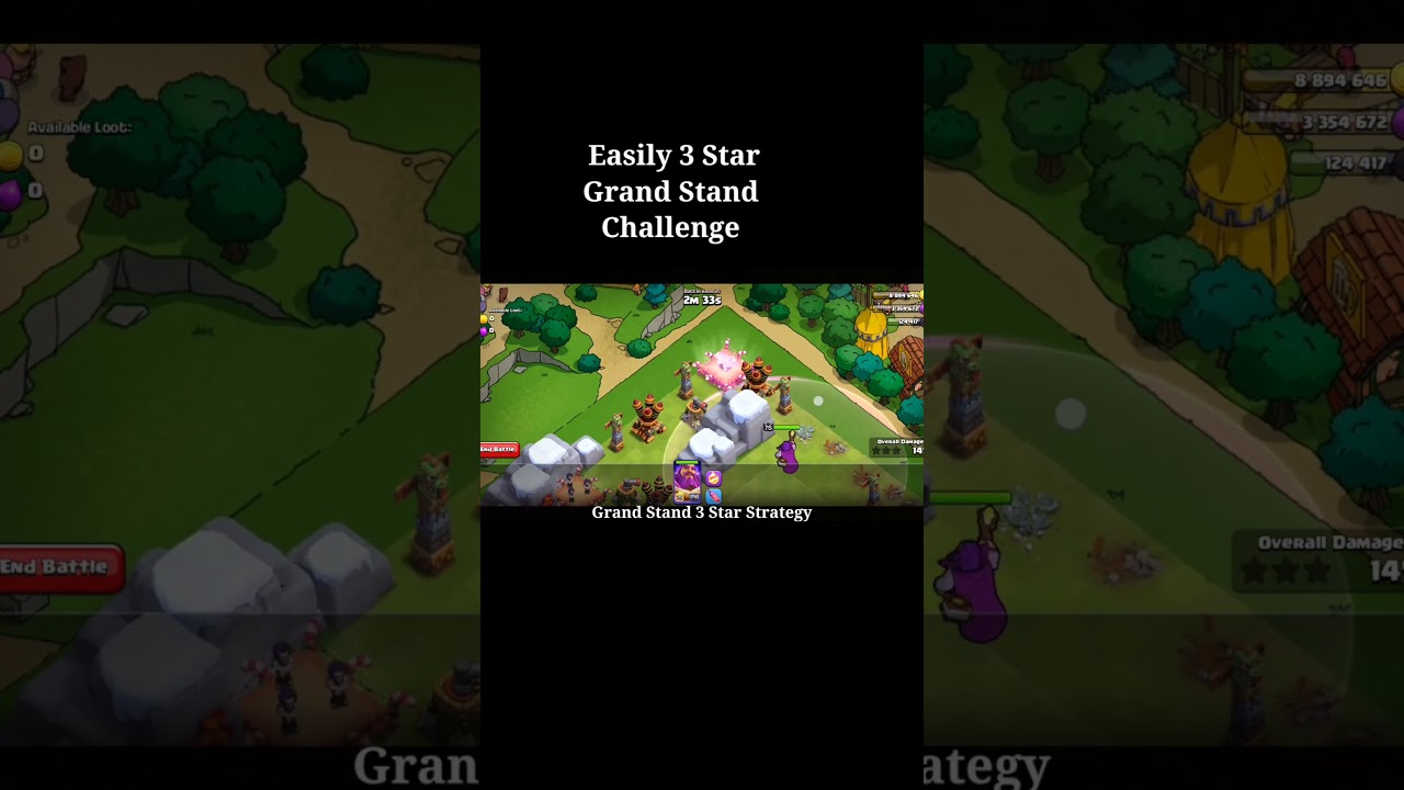 Easily 4 star Grand Stand challenge | Clash of clans | Nasar Nature
