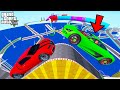 FRANKLIN TRIED HILL TOP JUMP PARKOUR RAMP CHALLENGE GTA 5 SHINCHAN And CHOP 