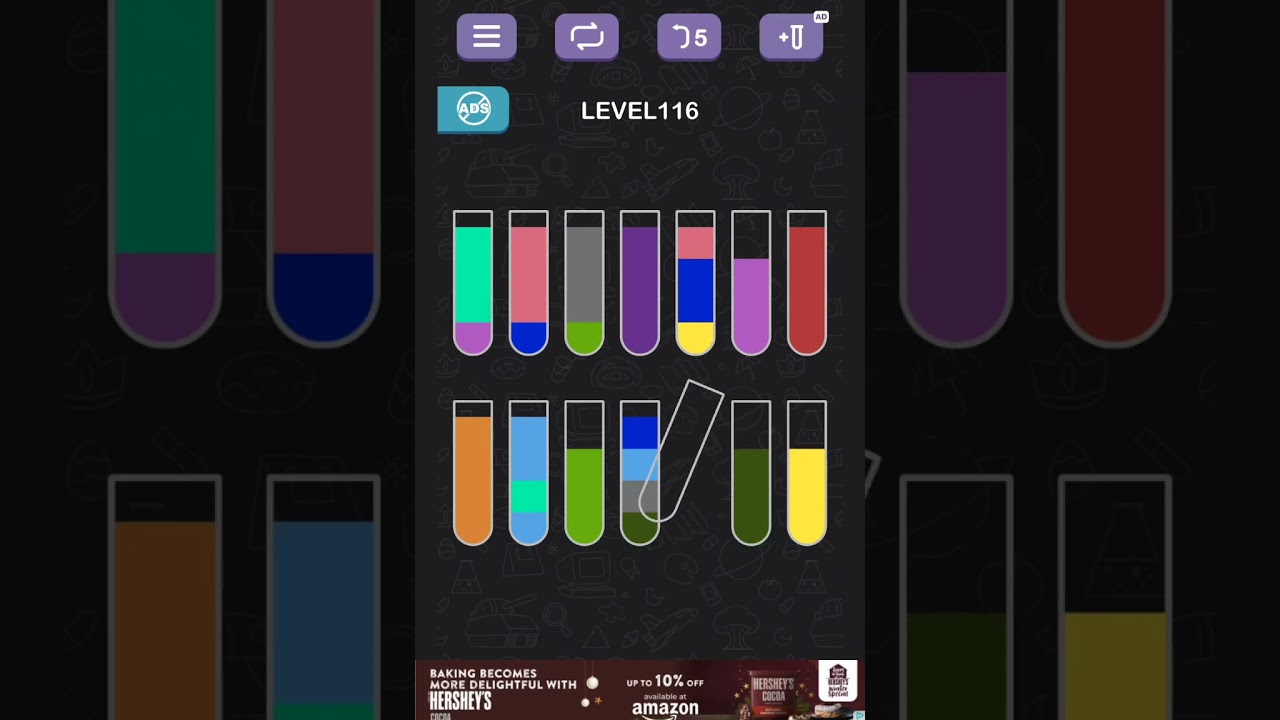 Water Sort Puzzle level 116 