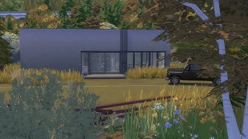 NO CC Sims 4 Build Tour: Brutalist Home