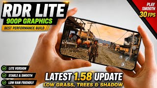 RDR Mobile Lite 1.58 Update Tested! | 900P Graphics & Better Performance for mid range devices 🔥