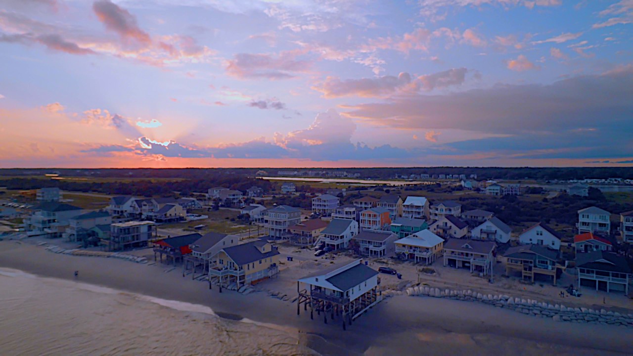 Ocean Isle Beach Aerial "The Point" Shallotte Inlet (3DR Solo) YouTube