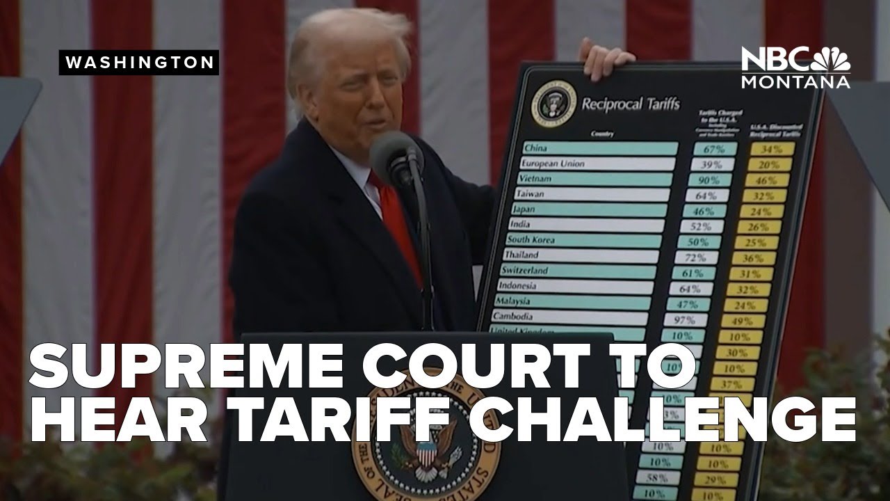 Trump's economic agenda faces potential setback as Supreme Court hears tariff challenge