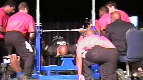 Dwayne Meeks 600 lb Bench Press at 2009 USAPL Benc...