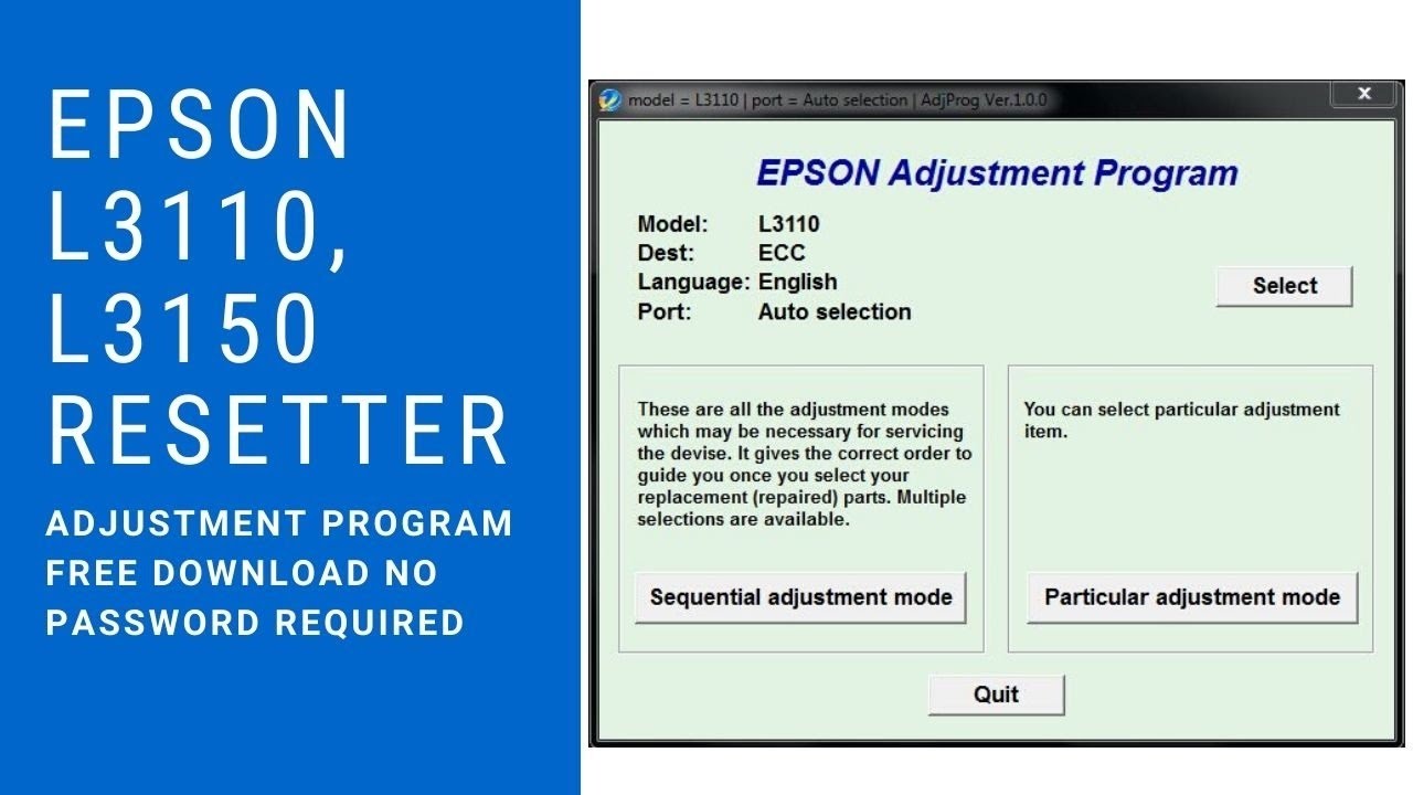 epson l3110 adjustment program rar password