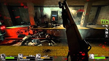 Left 4 dead 2 4 player Co-op No Mercy Part 1