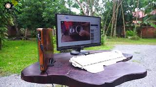 DIY | Transform a laptop into a stunning desktop PC | P-CH RESTORATION #lenovo