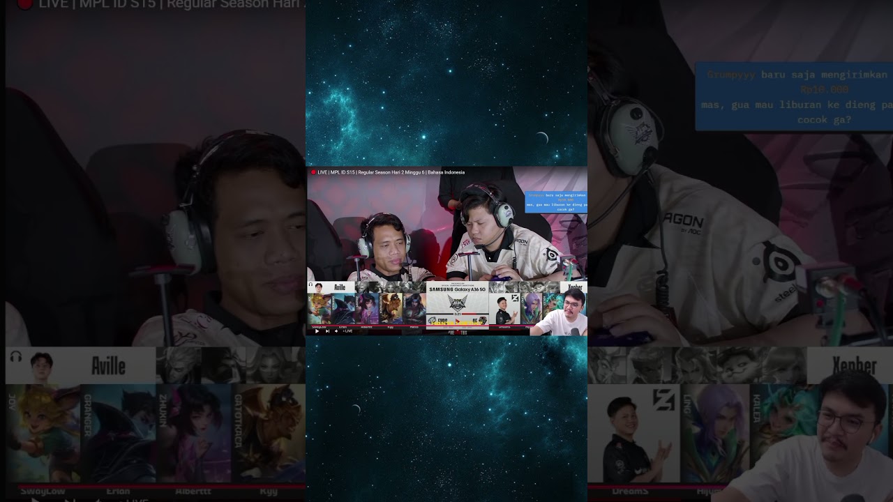 REAKSI MAS ADE MELIHAT DRAFT EVOS 