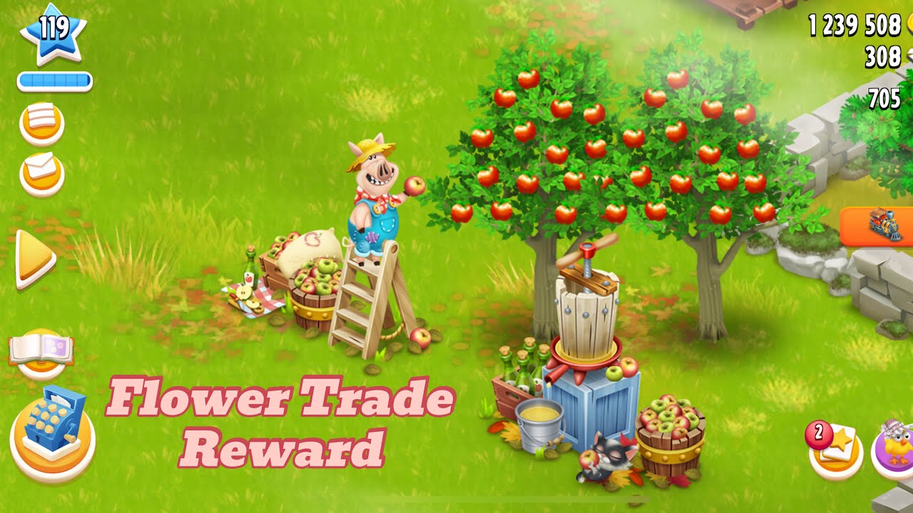Flower Exchange for Apple Pick Time Decoration 🌸🍎 | Hay Day Event Reward 2025