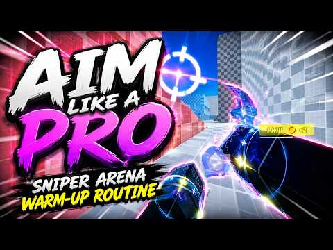 Aim Like a PRO in Sniper Arena! 🎯 My Warm Up Routine (Tutorial)