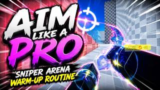 Aim Like a PRO in Sniper Arena! π― My Warm Up Routine (Tutorial)