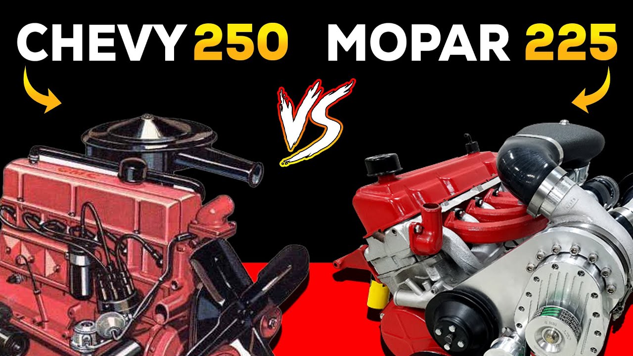Chevy 250 Inline Six против Mopar 225 Slant Six | Кто был королём?