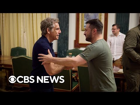 Ben Stiller meets with Ukrainian President Volodymyr Zelenskyy