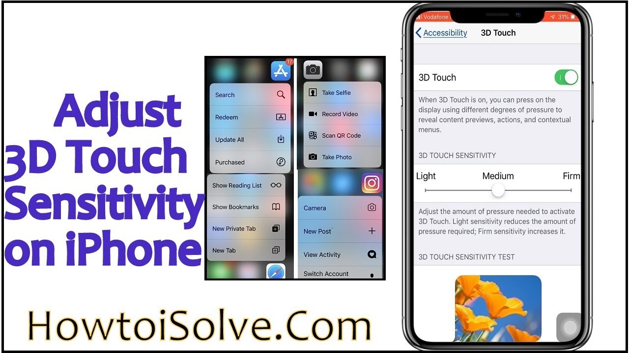 How To Change 3D Touch Sensitivity On IPhone 2021 YouTube