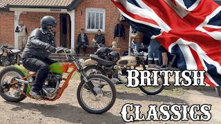 Goldtop British Classics! Triumph heaven &amp; another new exhaust...