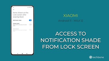 Allow/Deny Access to the Notification Shade from the Lock screen - Xiaomi [Android 11 - MIUI 12]