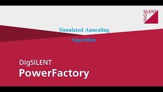 Simulated Annealing in DIgSILENT