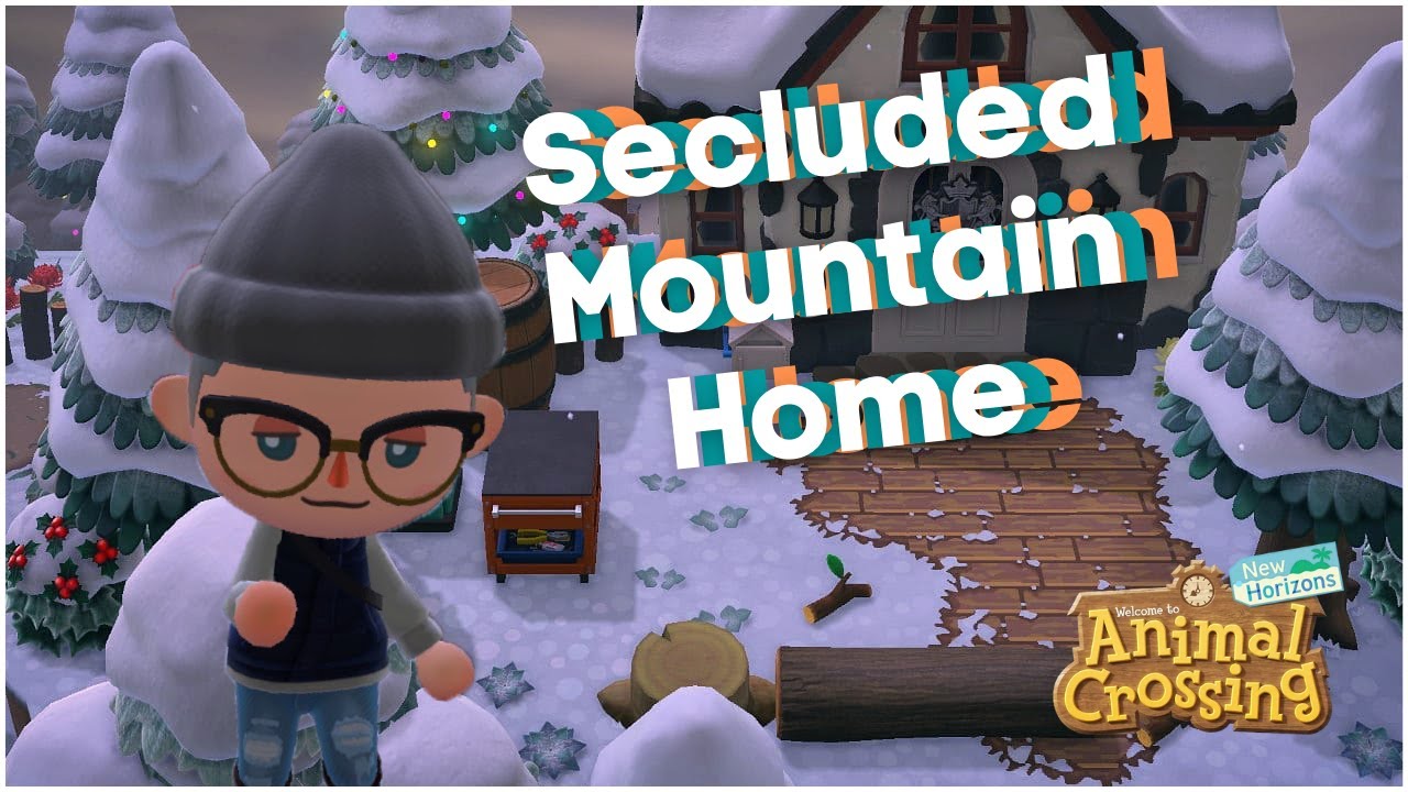 Building My Secluded Mountain Home ACNH Speed Build YouTube