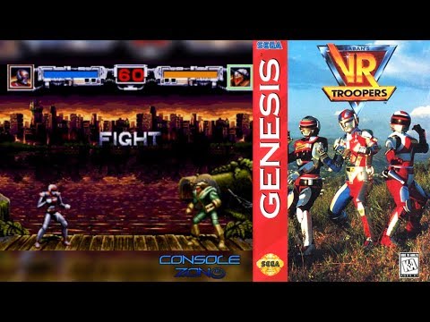 VR Troopers - прохождение игры (Sega Mega Drive, 16-bit)