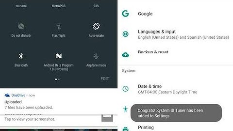 ##HOW TO ENABLE SYSTEM UI TUNER And change status bar