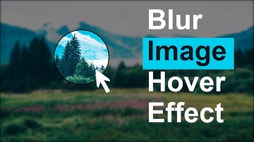 Image Hover Effect with Blur Image To Clear Image Mouse Moving Effect using CSS and jQuery