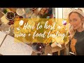 HOW TO HOST A WINE TASTING // FOOD AND WINE PAIRING // BAREFOOT WINES + FREE PRINTABLE PLACEMAT