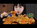로제 아니고 김피탕이에요😅 김치피자 탕수육 먹방 KIMCHI + CHEESE + TANGSUYUK MUKBANG | ASMR EATING SOUNDS
