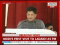 Narendra Modi arrives Ladakh, wears