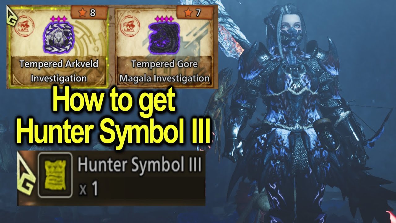 How to get Hunter Symbol 3 and how to set up Investigations to get more | Monster Hunter Wilds