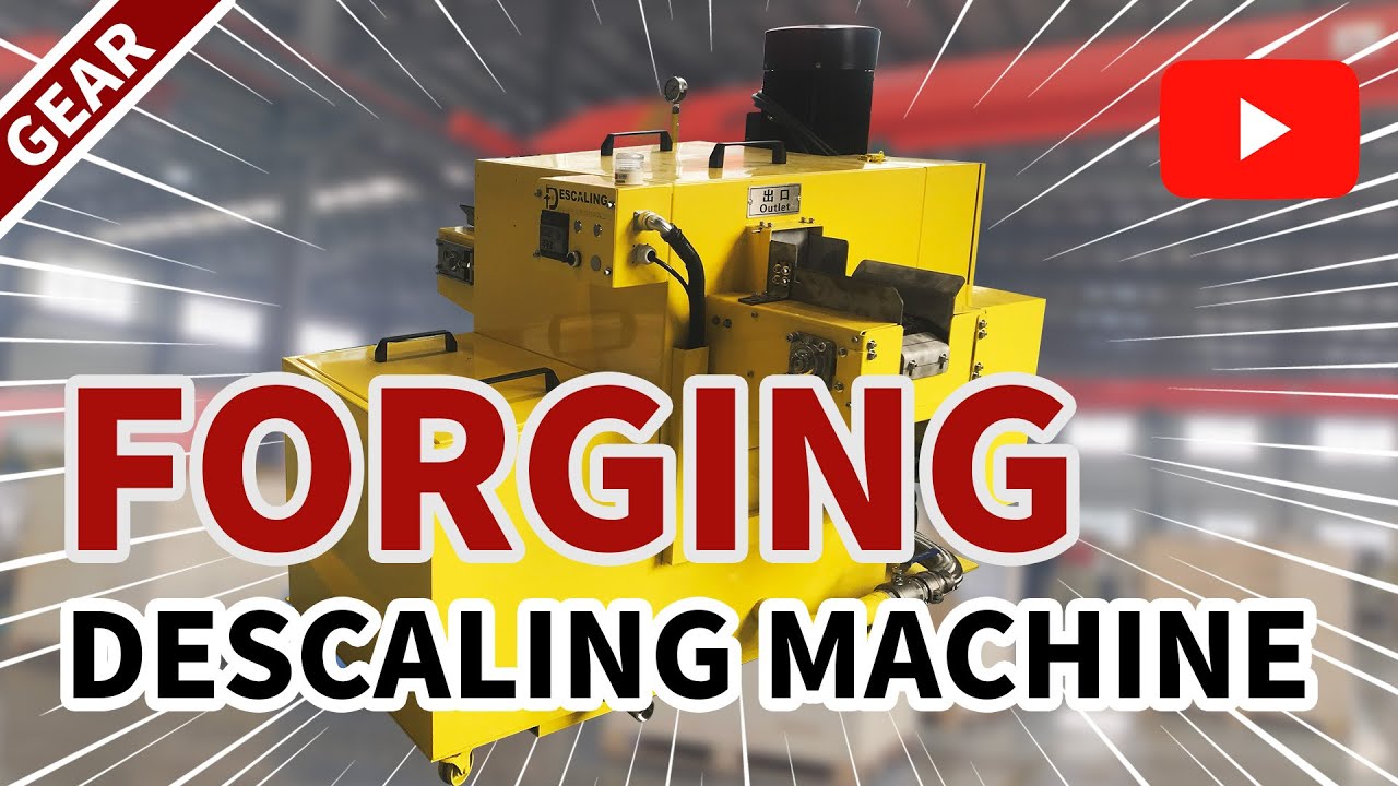 Descaling machine for hot parts YouTube