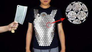FLAK JACKET test|How much damage can the armor made of coins help you with when a riot occurs ？