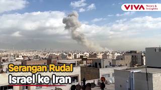 Detik-detik Rudal Israel Hantam Kota Teheran