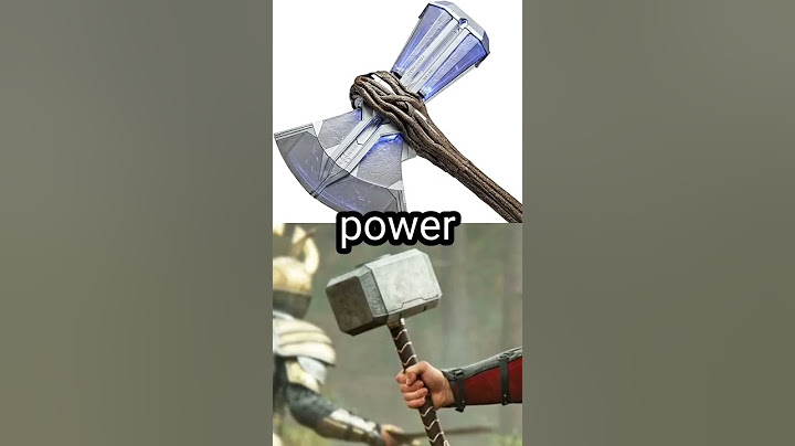 Mjolnir vs Stormbreaker #thor #mcu #mjolnir #stormbreaker #marvel #thorloveandthunder