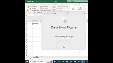 How to get data from picture in Excel