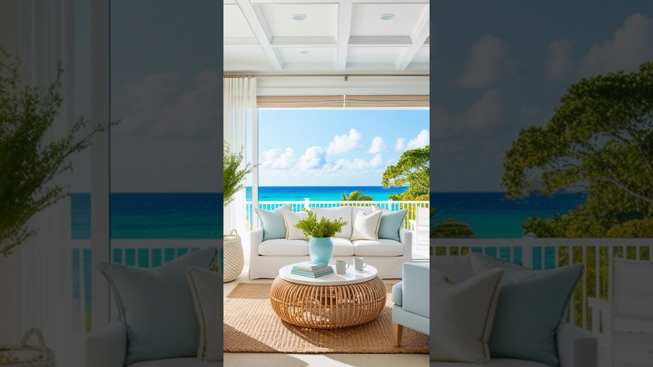 Coastal Serenity: Bringing the Ocean Breeze Indoors 🌊☀️ 